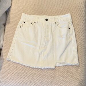 Others Follow White Mini Skirt